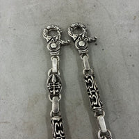 A&G ROCK VINTAGE BIG CELTIC & DAGGER WALLET CHAIN