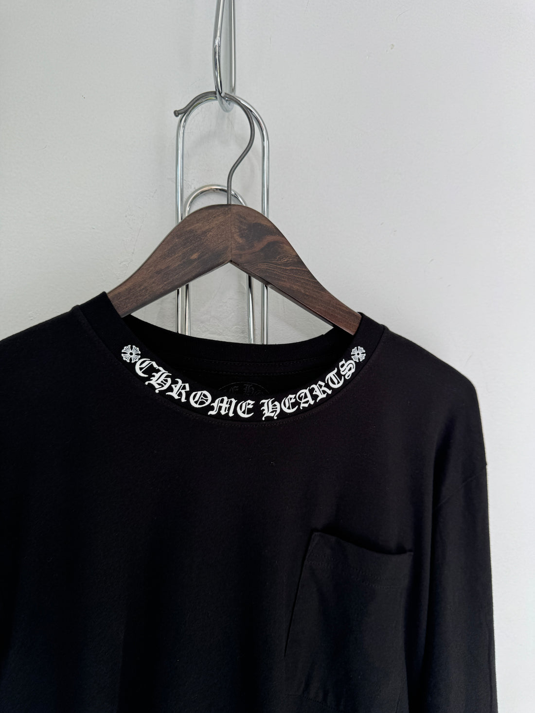 CHROME HEARTS NECK LOGO LONGSLEEVE