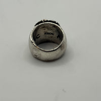 CELTIC ARTS 90S FLOWER RUBY RING