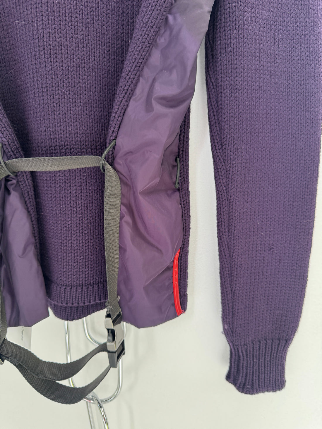 VINTAGE PRADA SPORT BELTED SWEATER
