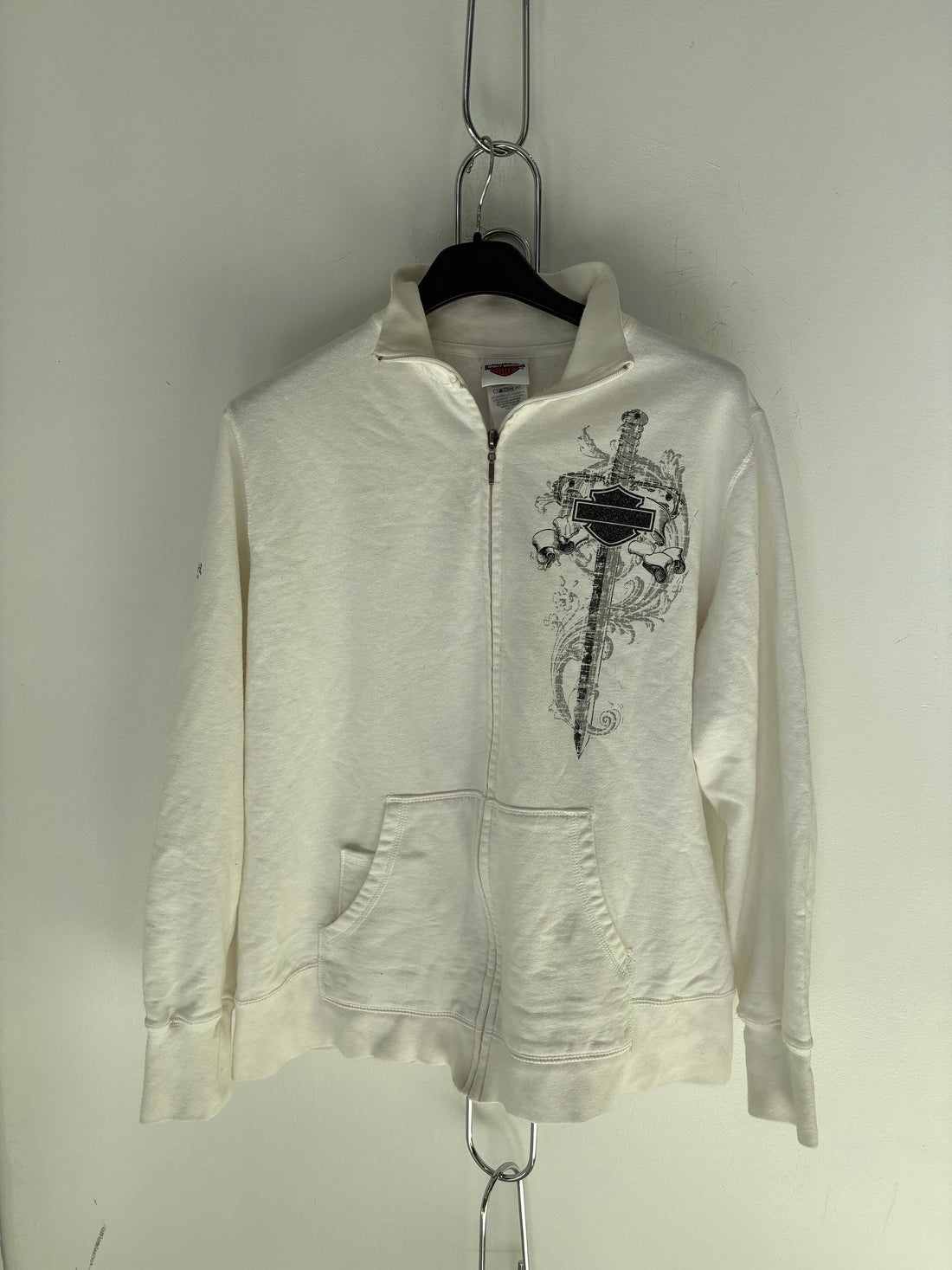 HARLEY DAVIDSON DAGGER ZIP UP SWEATER