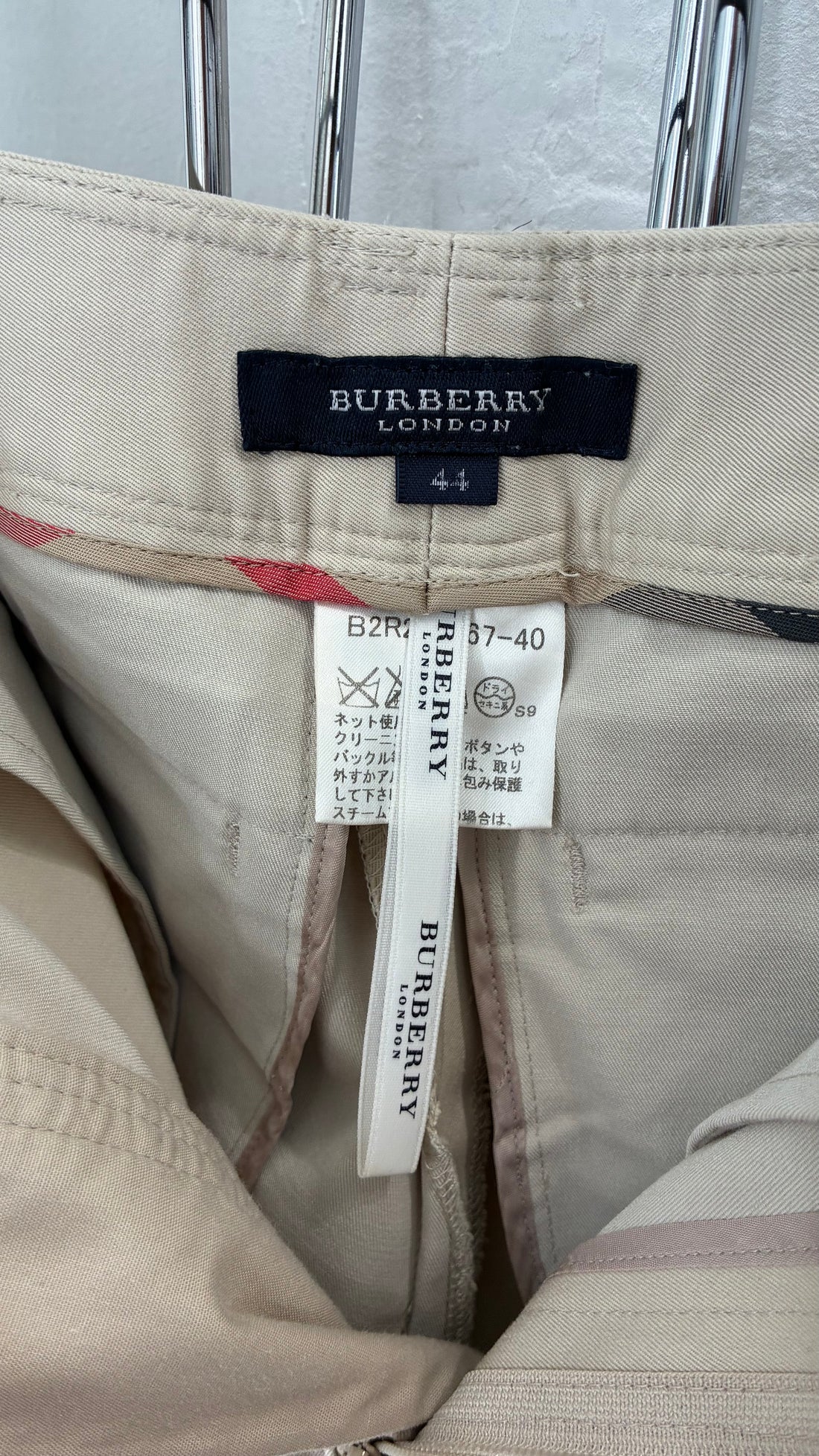 BURBERRY LONDON COTTON BLEND CULOTTES