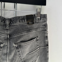 DIOR HOMME WASHED GREY JEANS