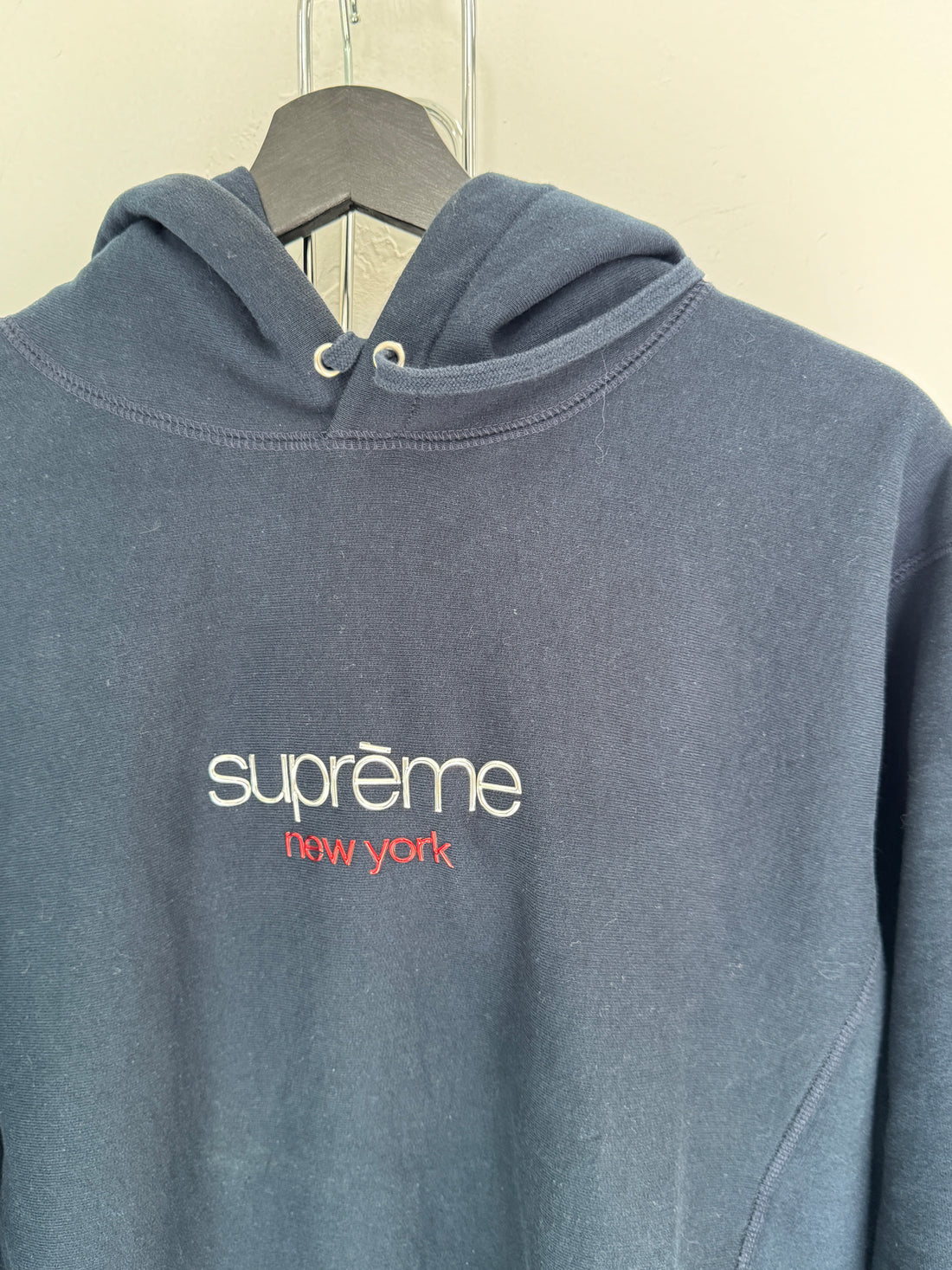 SUPREME OG LOGO NEW YORK HOODIE