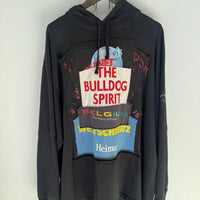 VETEMENTS ‘THE BULLDOG SPIRIT’ PATCHWORK HOODIE