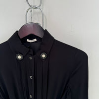 2010 Miu Miu L/S Silk Mini Dress