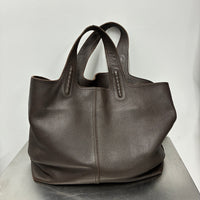2006 BOTTEGA VENETA BROWN LEATHER TOTE