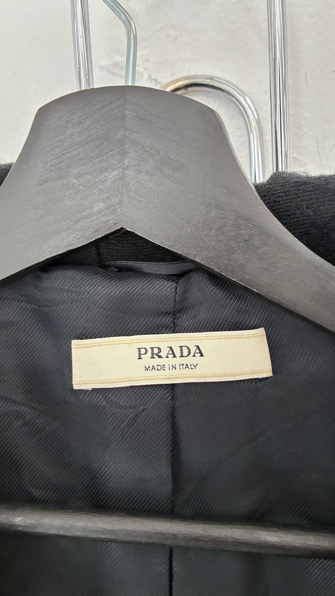 2006 PRADA WOOL TRIMMED COAT