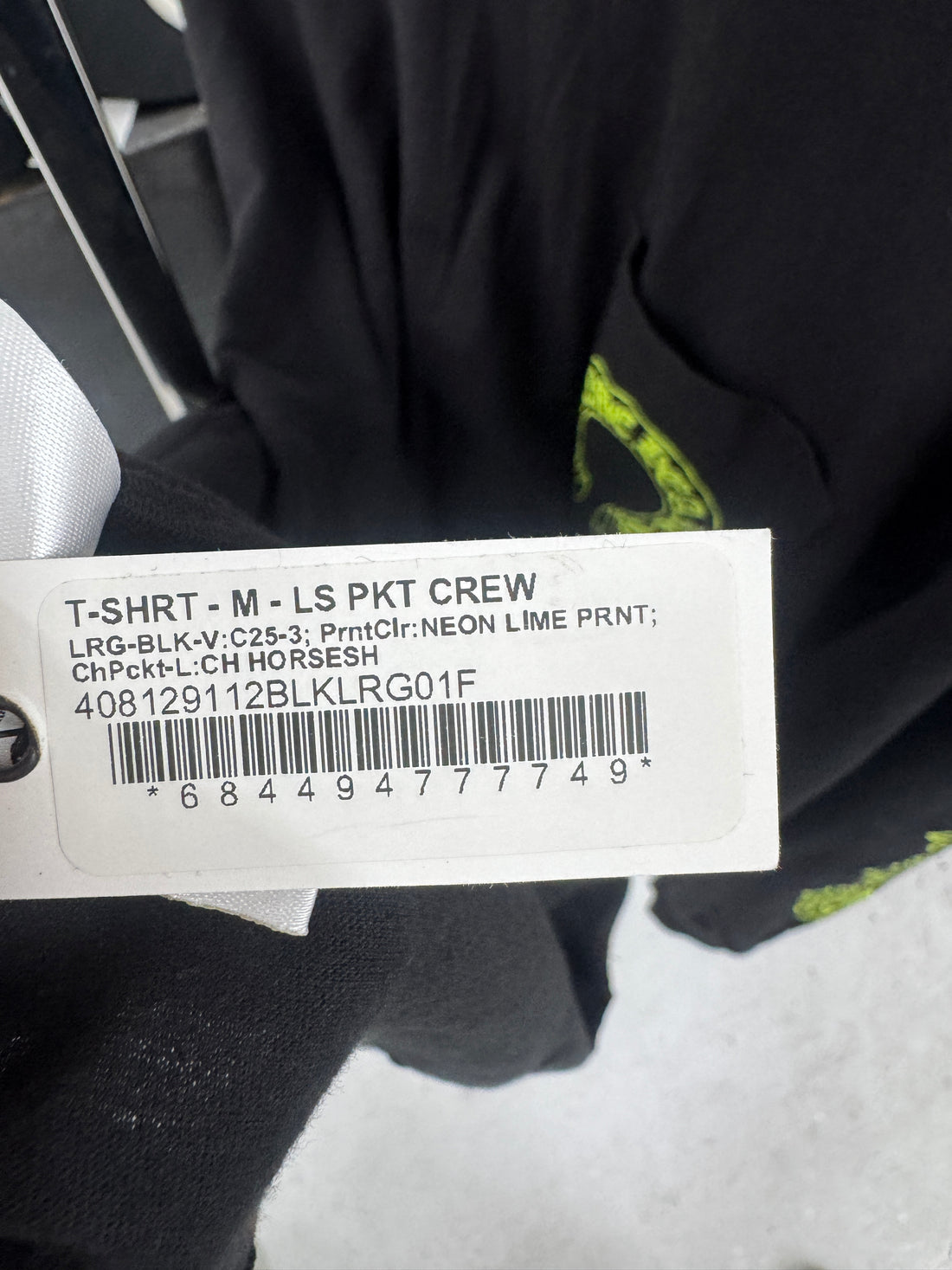 CHROME HEARTS NEON HORSESHOE LONG SLEEVE