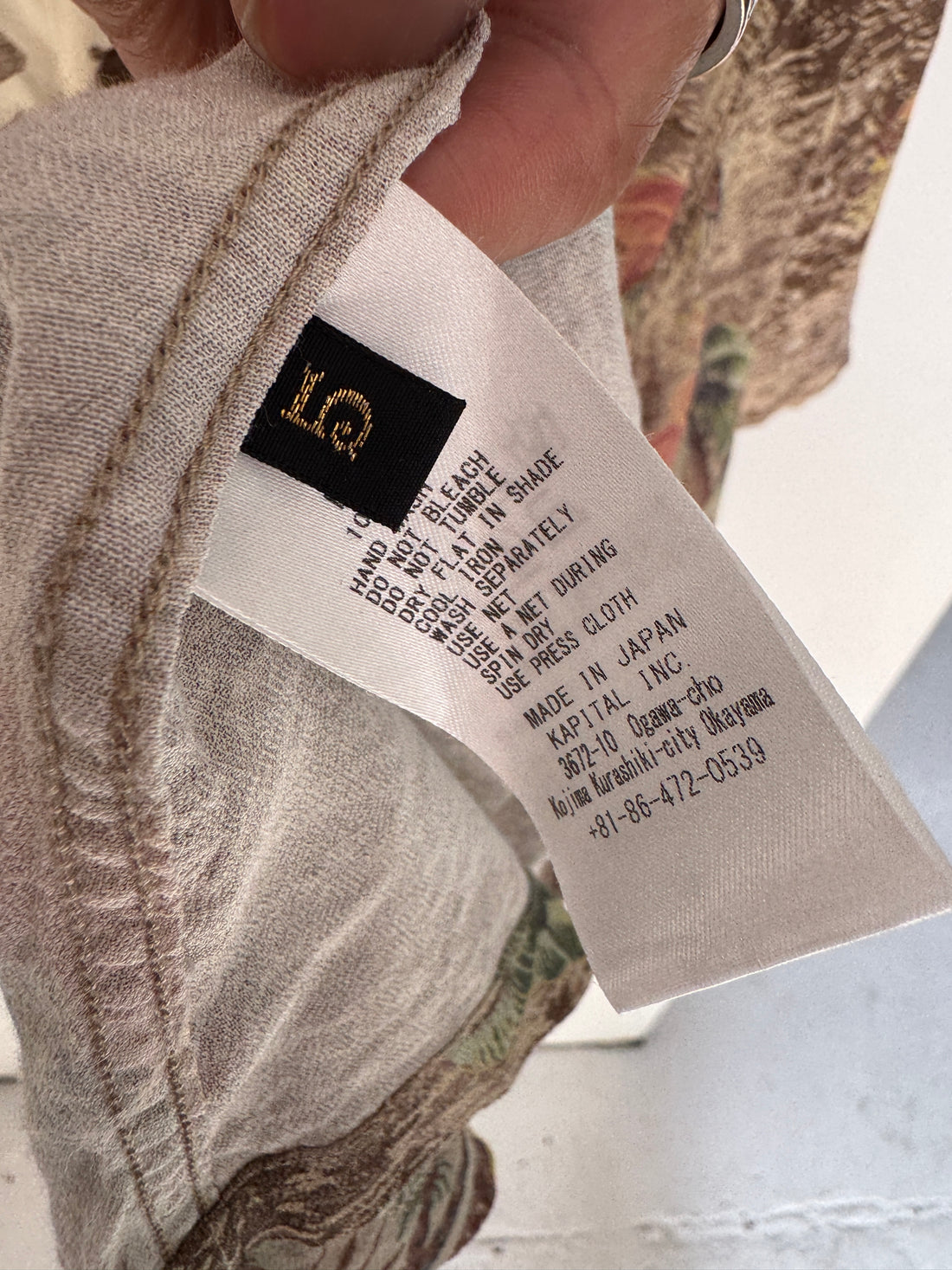 KAPITAL KAMEHAMEHA BONES BUTTON UP SHIRT