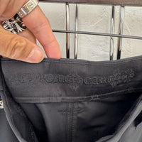 CHROME HEARTS NYLON + LEATHER CARPENTER PANTS