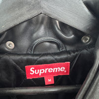 SUPREME X PLAYBOY LEATHER PUFFER JACKET