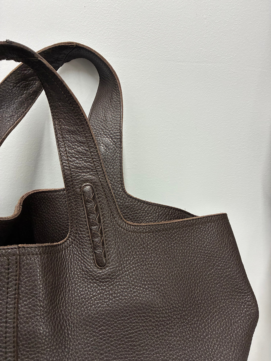 2006 BOTTEGA VENETA BROWN LEATHER TOTE
