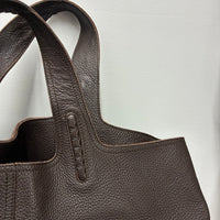 2006 BOTTEGA VENETA BROWN LEATHER TOTE