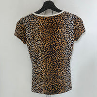 VINTAGE DOLCE & GABBANA LEOPARD PRINT S/S TOP