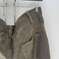 UNDS LEATHER SUEDE SHORTS