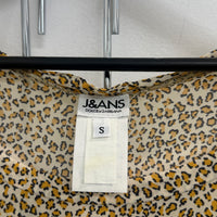 VINTAGE DOLCE&GABBANA J&ANS LEOPARD PRINT 2 PIECE TOPS