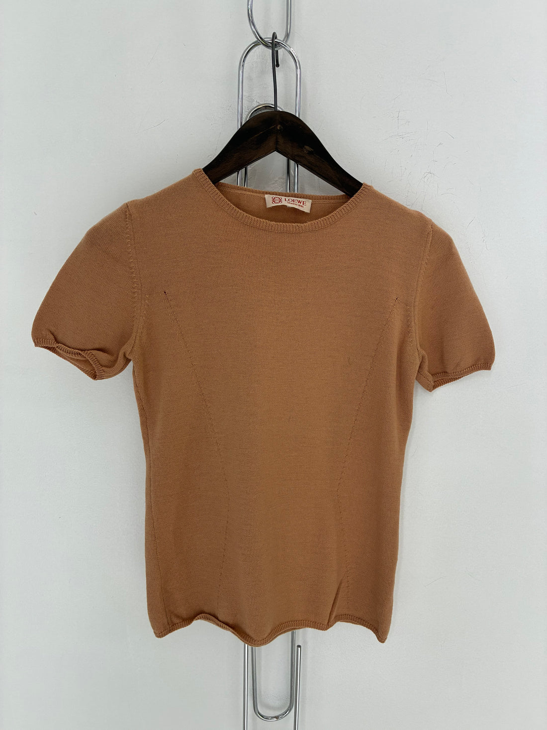 LOEWE WOOL S/S CREWNECK TOP
