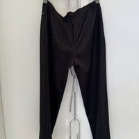 VINTAGE FENDI BLACK ZUCCA MONOGRAM PANTS