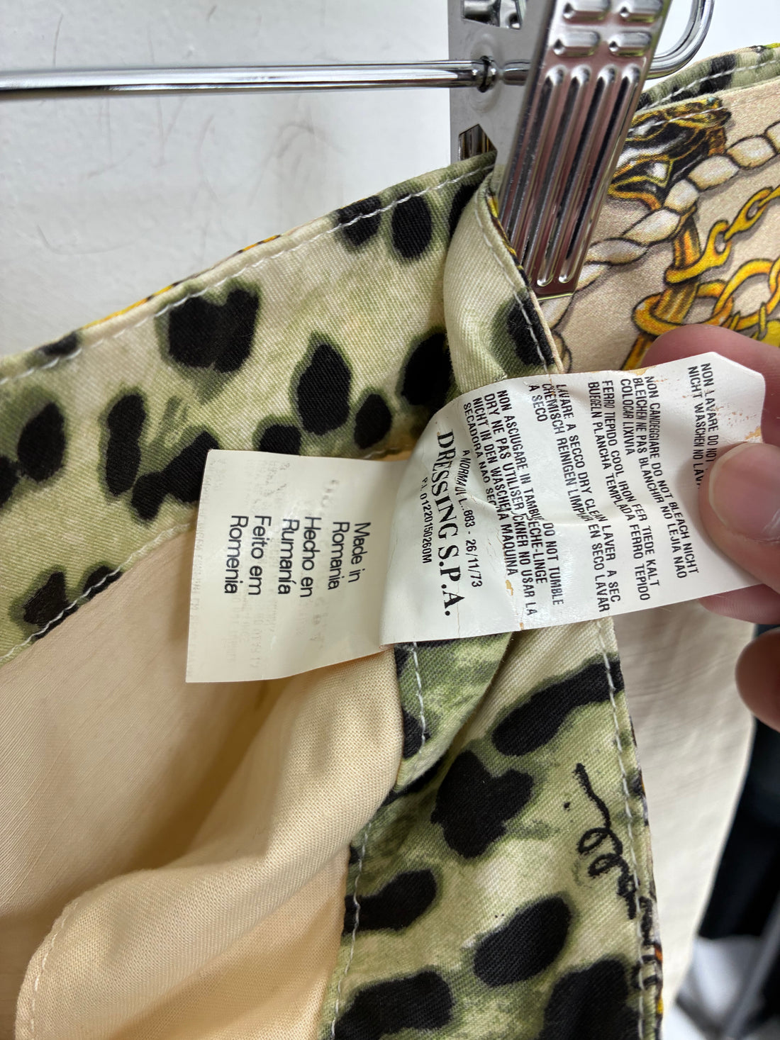 VINTAGE ROBERTO CAVALLI PINOCCHIETTO PRINTED CULOTTES