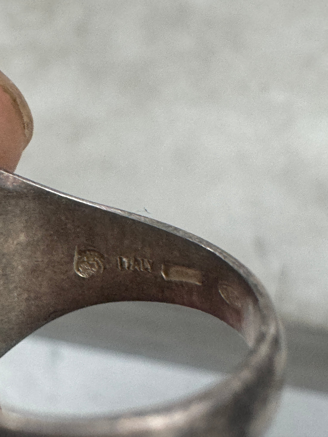 MARGIELA SOLID SILVER NUMBERS RING