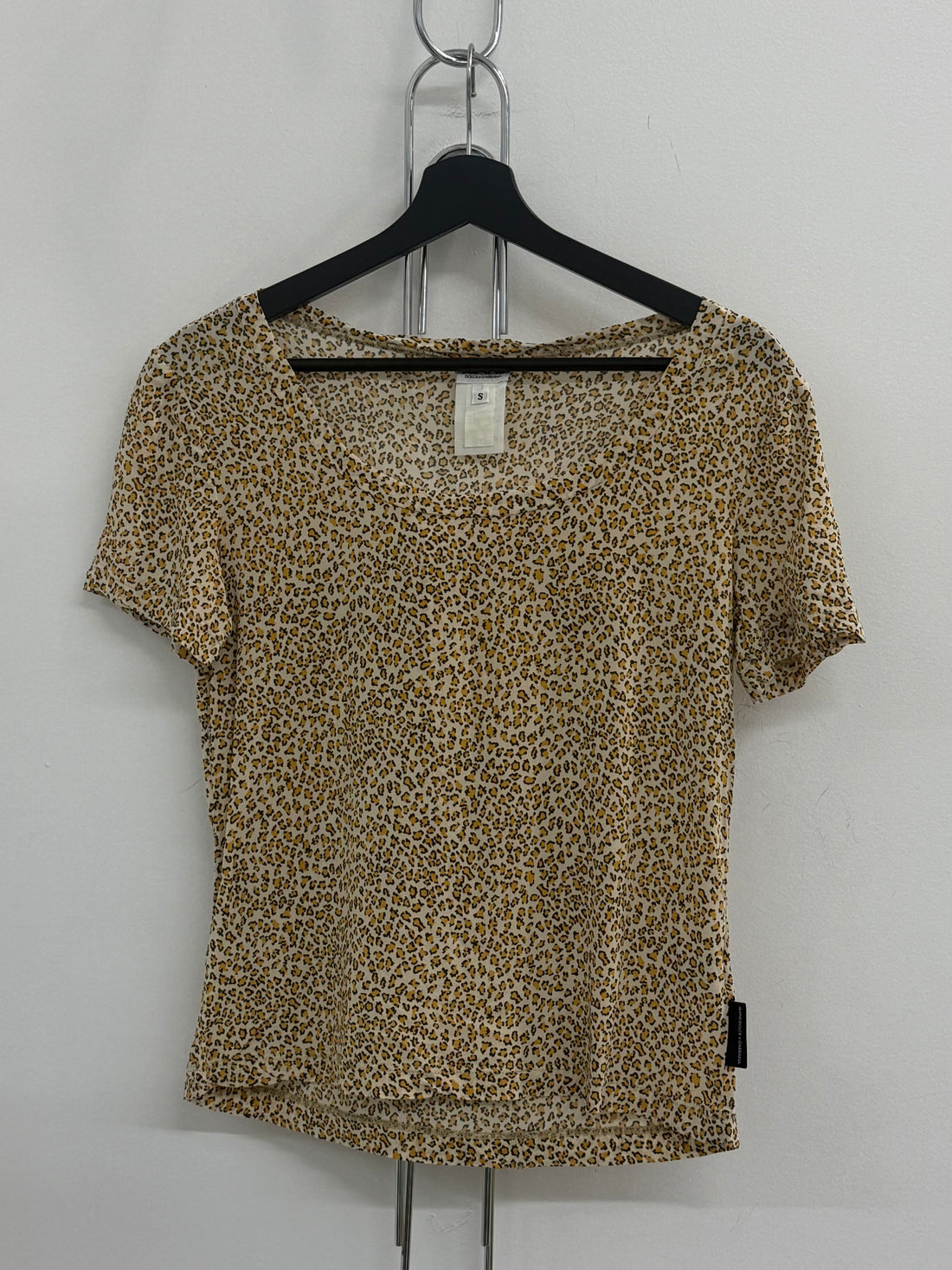 VINTAGE DOLCE&GABBANA J&ANS LEOPARD PRINT 2 PIECE TOPS