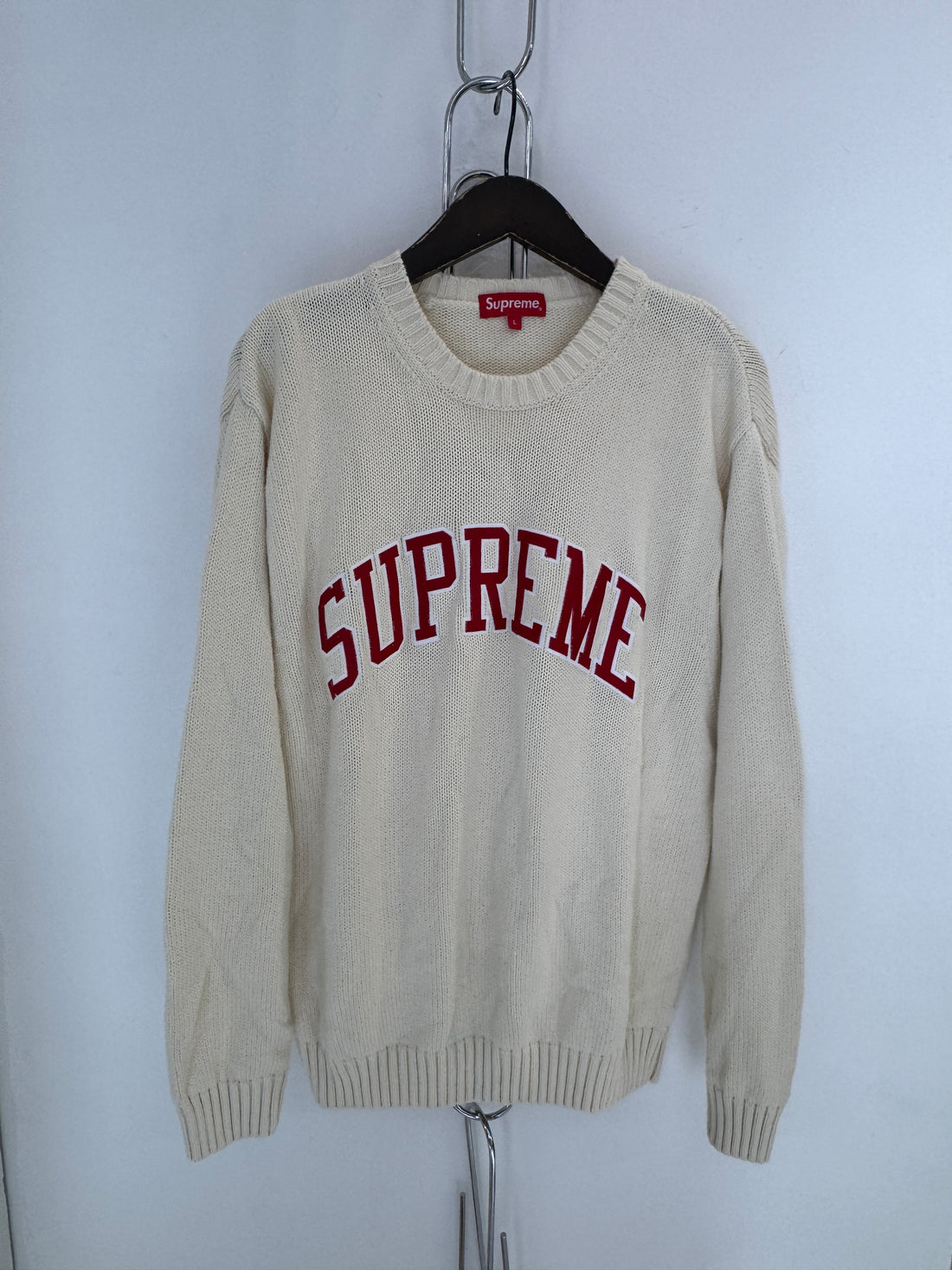 SUPREME KNIT ARC LOGO SWEATER