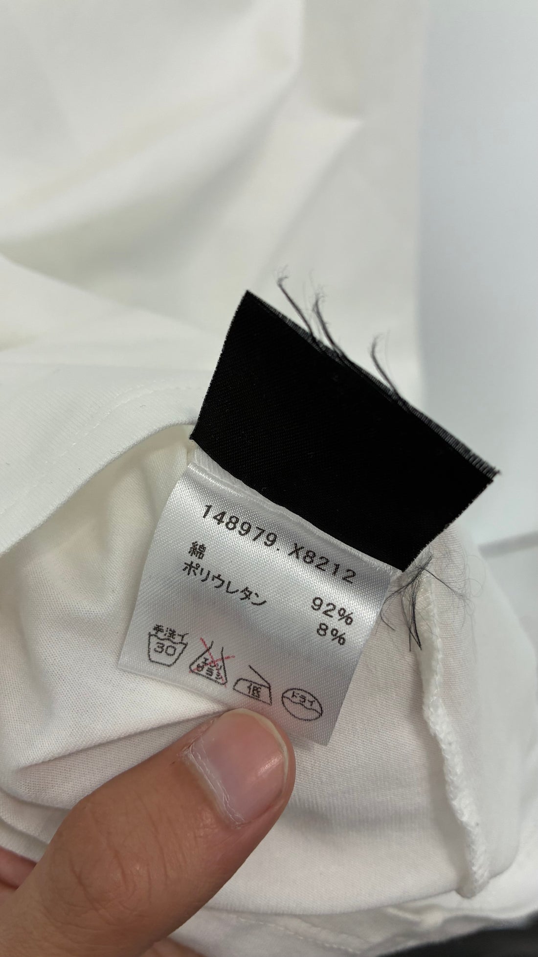 GUCCI WHITE COTTON CREWNECK S/S TOP