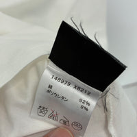 GUCCI WHITE COTTON CREWNECK S/S TOP