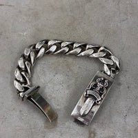 CHROME HEARTS DAGGER ID CUBAN BRACELET