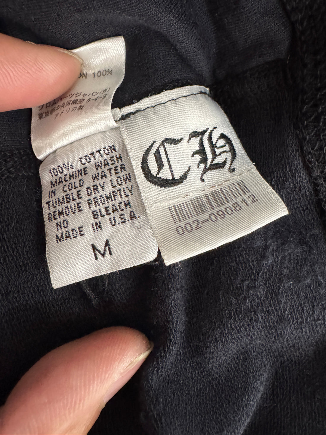 CHROME HEARTS EARLY 2000S THIN ZIP UP HOODIE