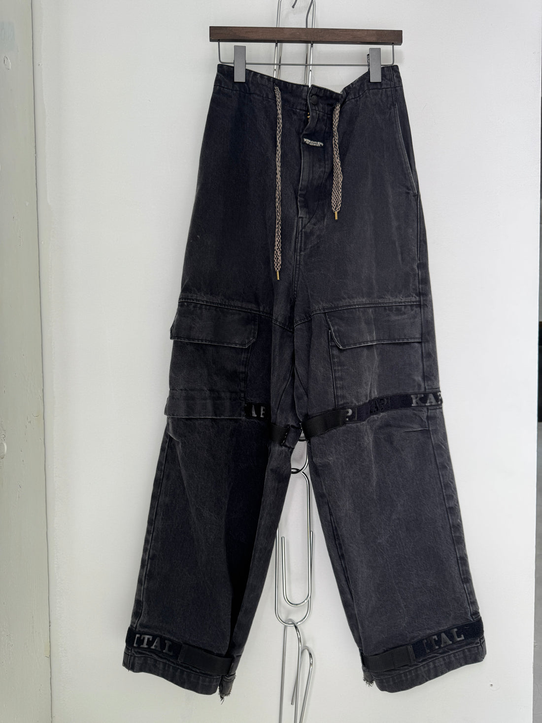 KAPITAL NOUVELLE SHUTTLE PANTS 14OZ DENIM