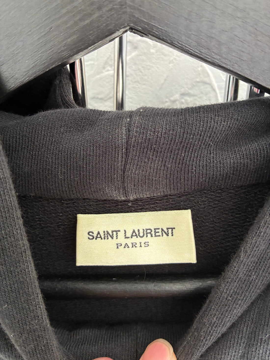 SAINT LAURENT LOGO HOODIE