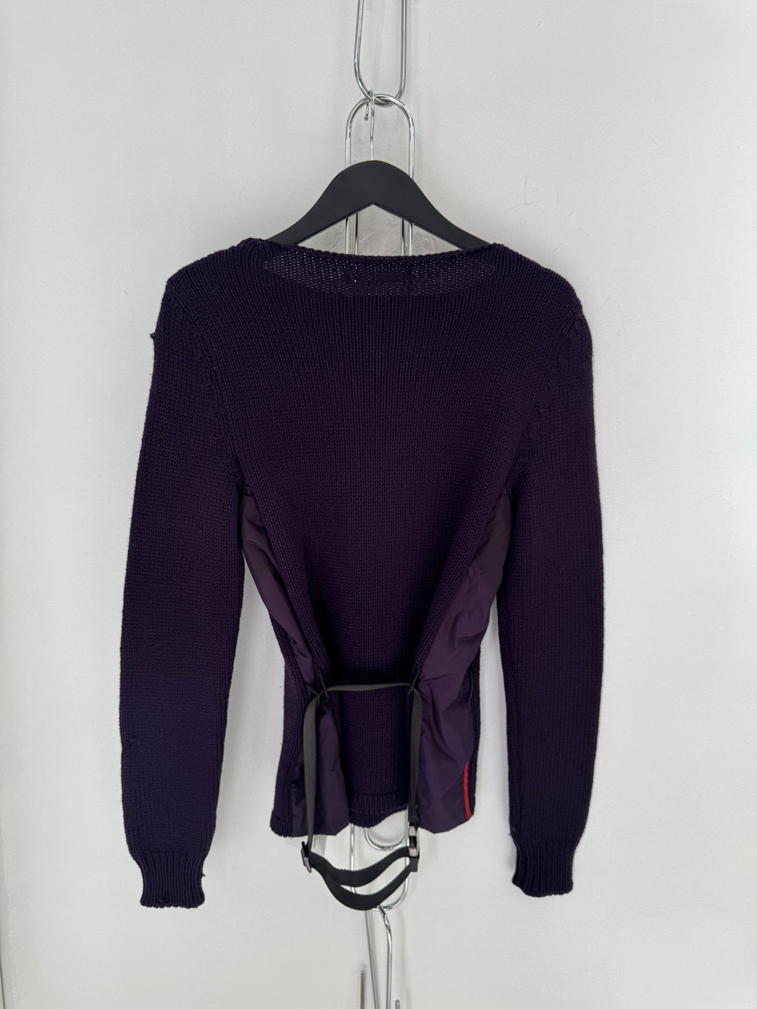 VINTAGE PRADA SPORT BELTED SWEATER