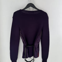 VINTAGE PRADA SPORT BELTED SWEATER