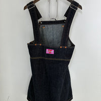EVISU DENIM OVERALL MINI DRESS