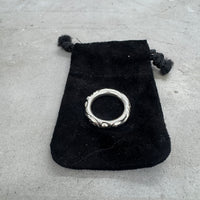 CHROME HEARTS SCROLL BAND RING