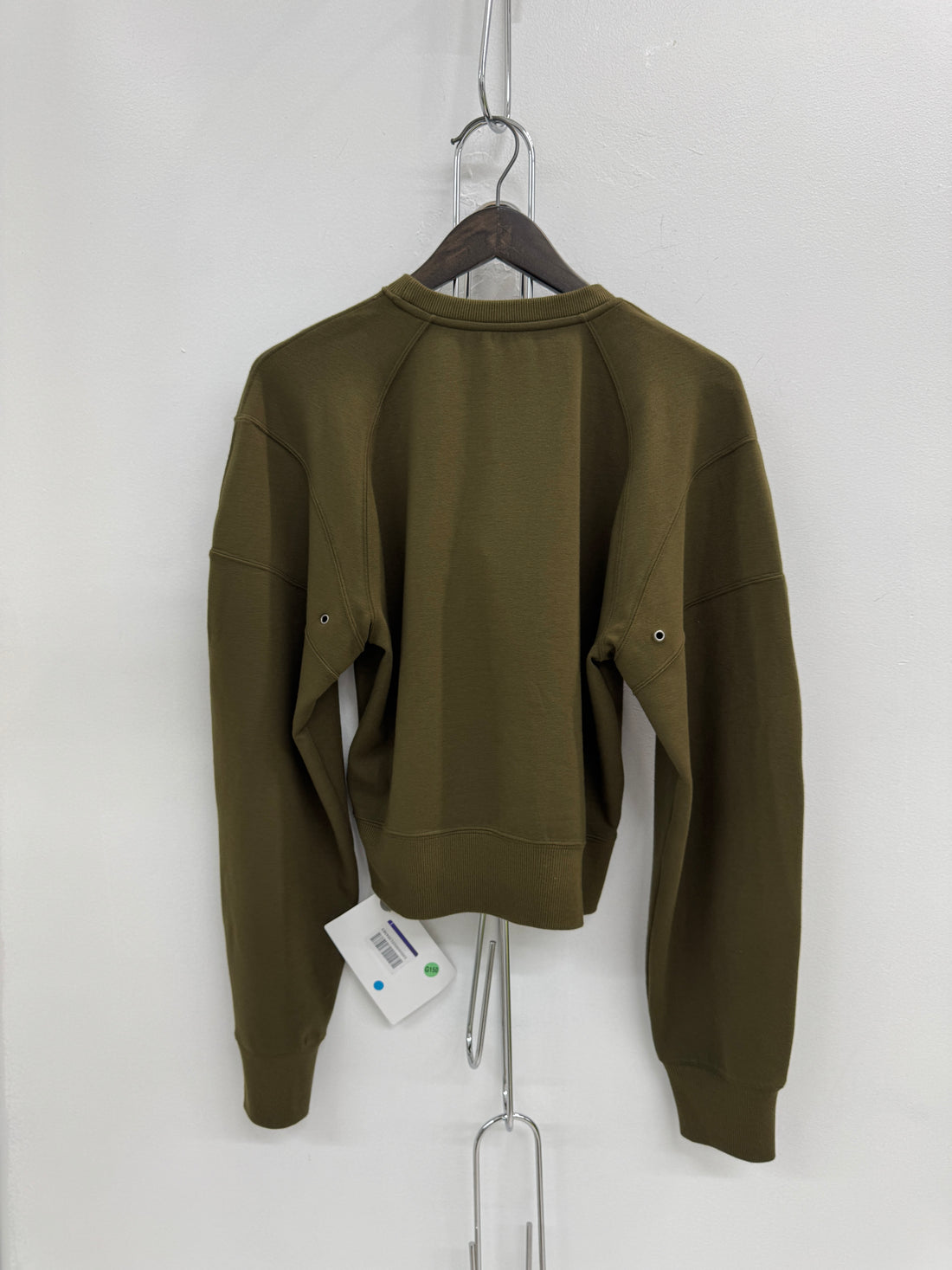 SAINT LAURENT OLIVE SWEATER