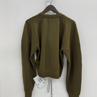 SAINT LAURENT OLIVE SWEATER