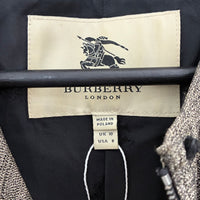 BURBERRY LONDON ROUNDNECK ZIP UP JACKET
