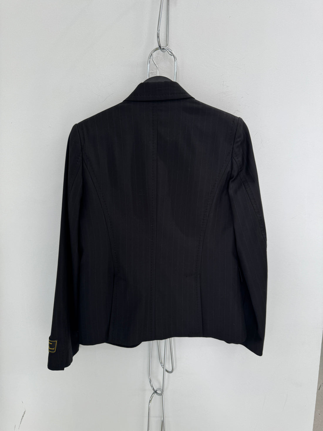 2005 DSQUARED2 PINSTRIPED WOOL BLAZER/SKIRT SET