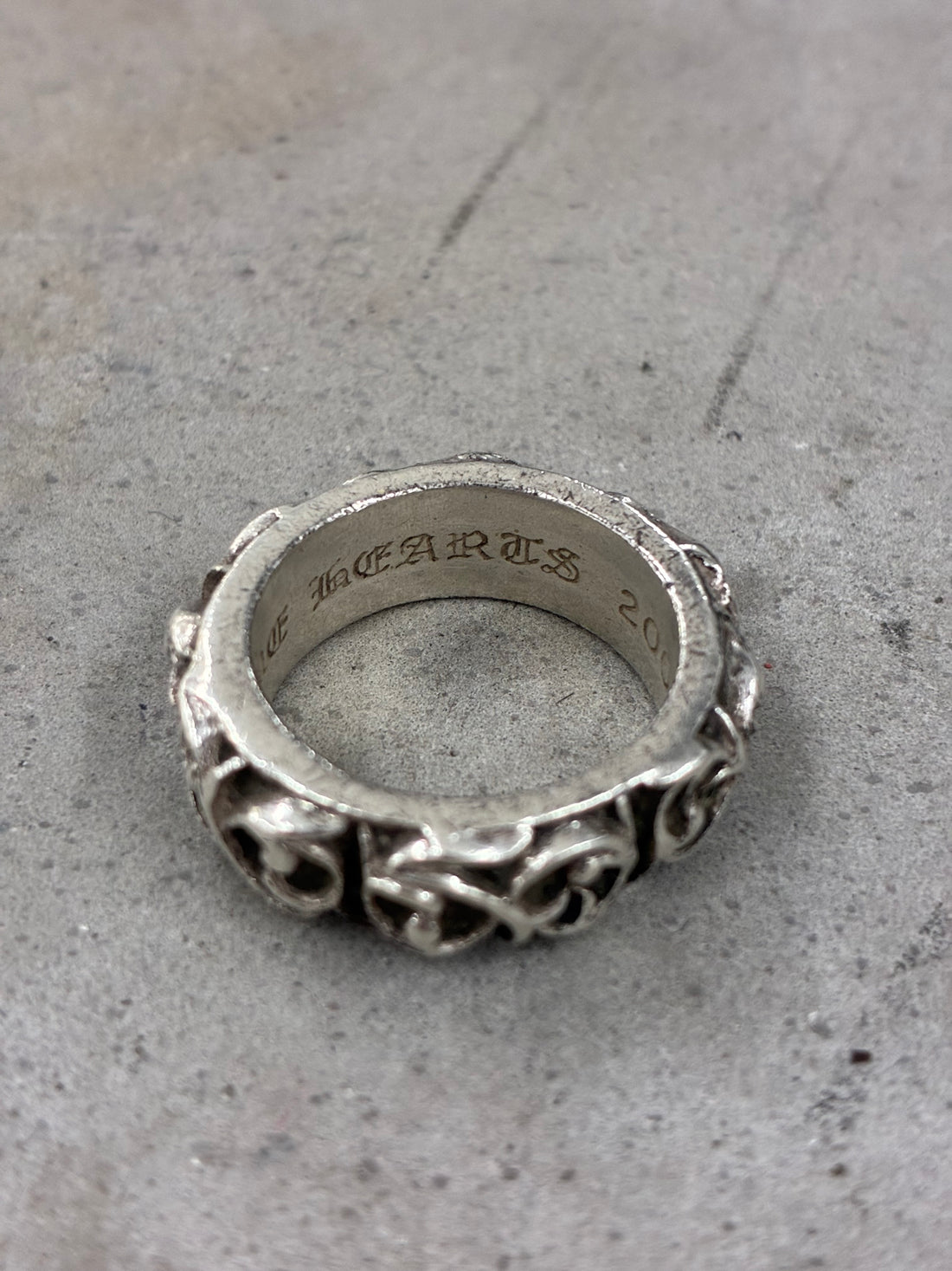 CHROME HEARTS ETERNITY BAND RING
