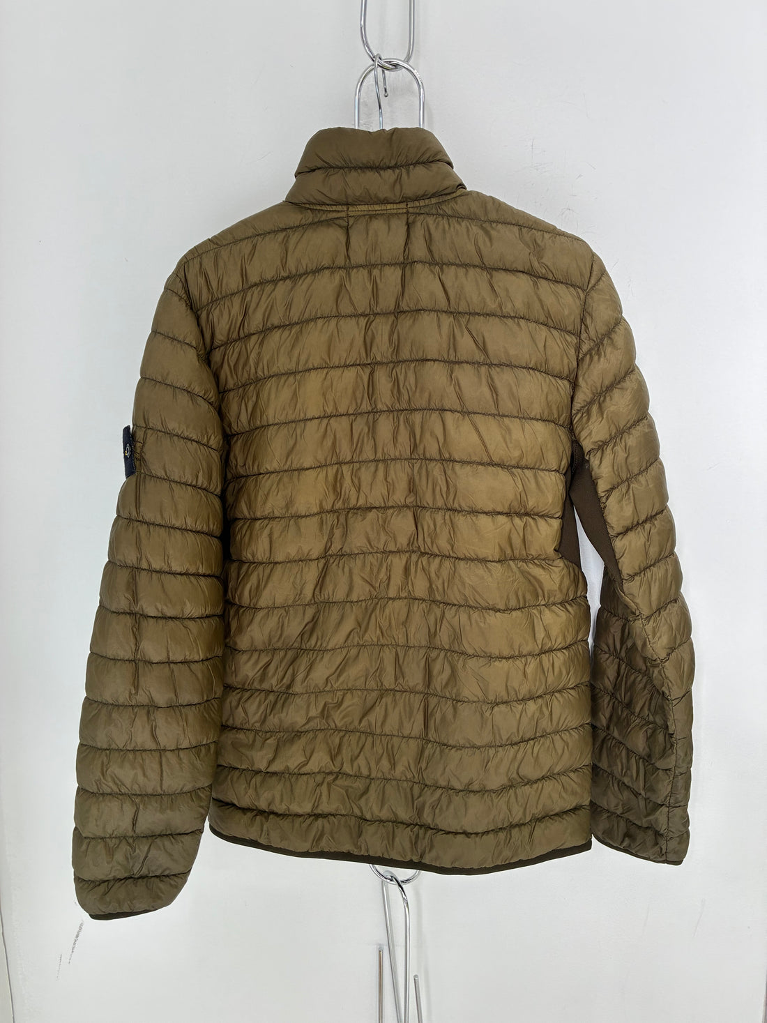 STONE ISLAND GREEN PUFFER JACKET