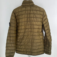 STONE ISLAND GREEN PUFFER JACKET
