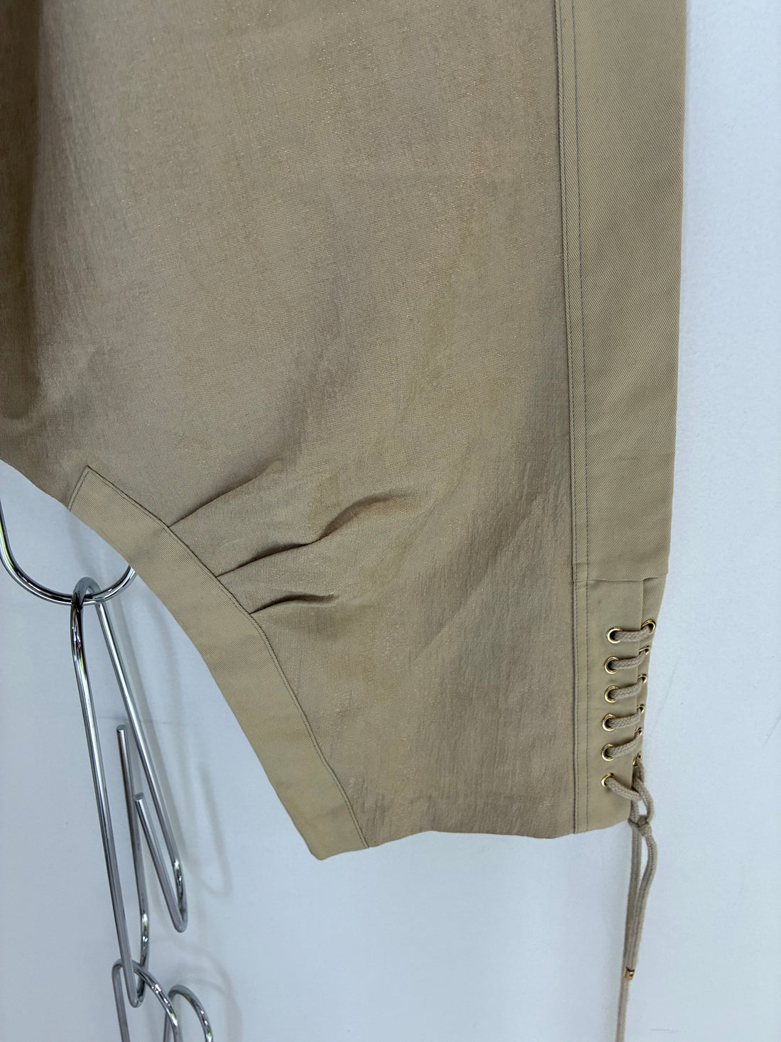 PACO RABANNE SAMPLE DROP CROTCH PANTS