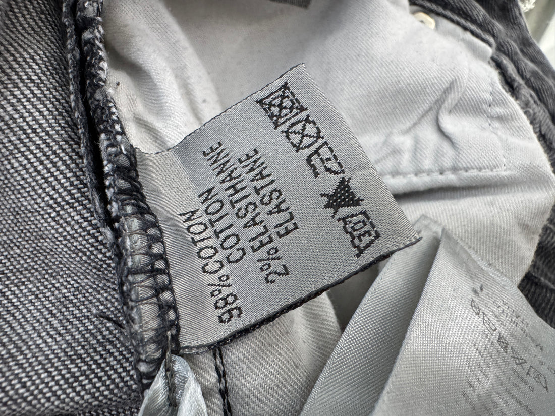 DIOR HOMME WASHED GREY JEANS