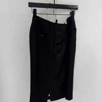 2005 DSQUARED2 PINSTRIPED WOOL BLAZER/SKIRT SET
