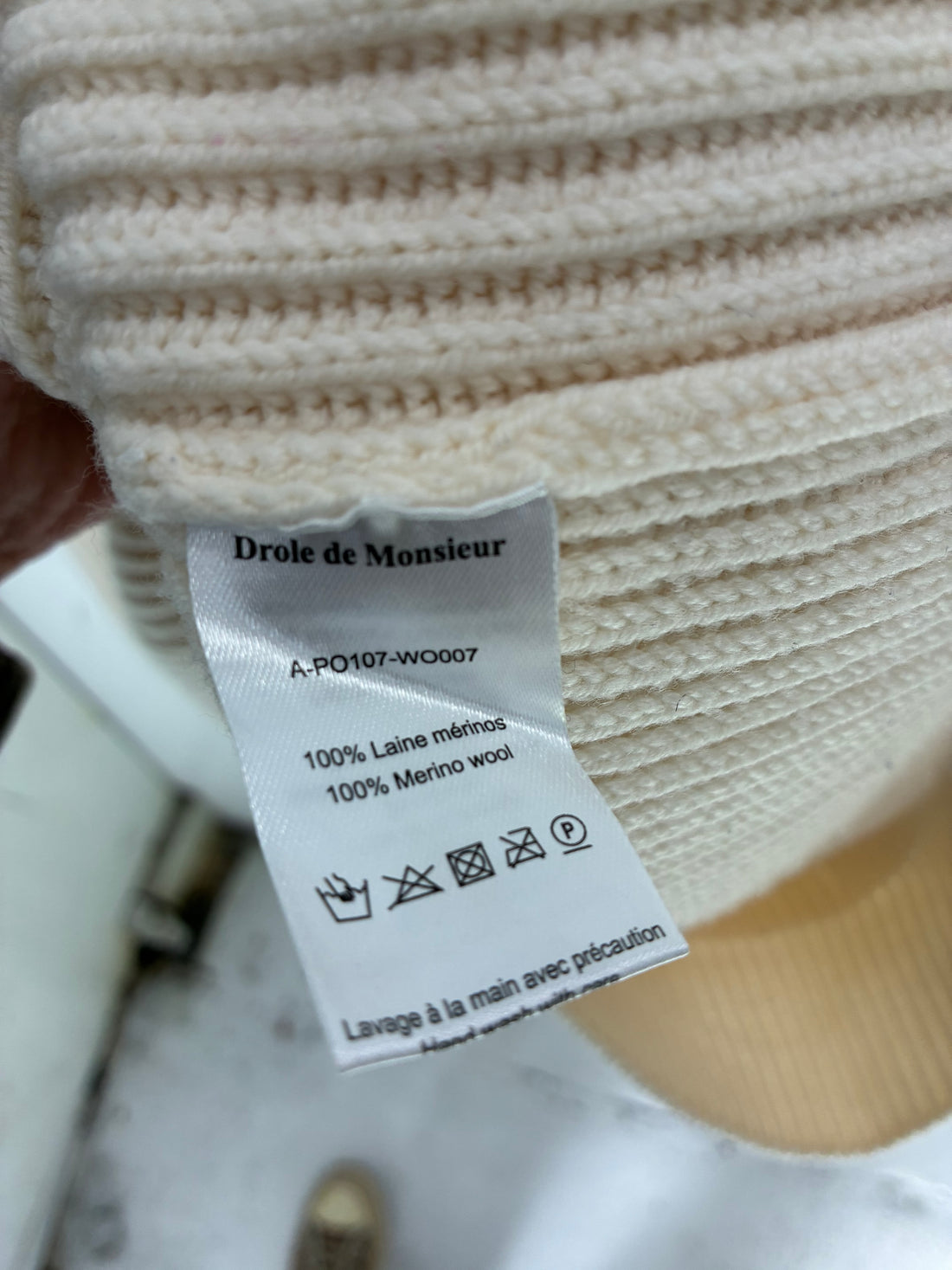 DROLE DE MONSIEUR QUARTER ZIP SWEATER