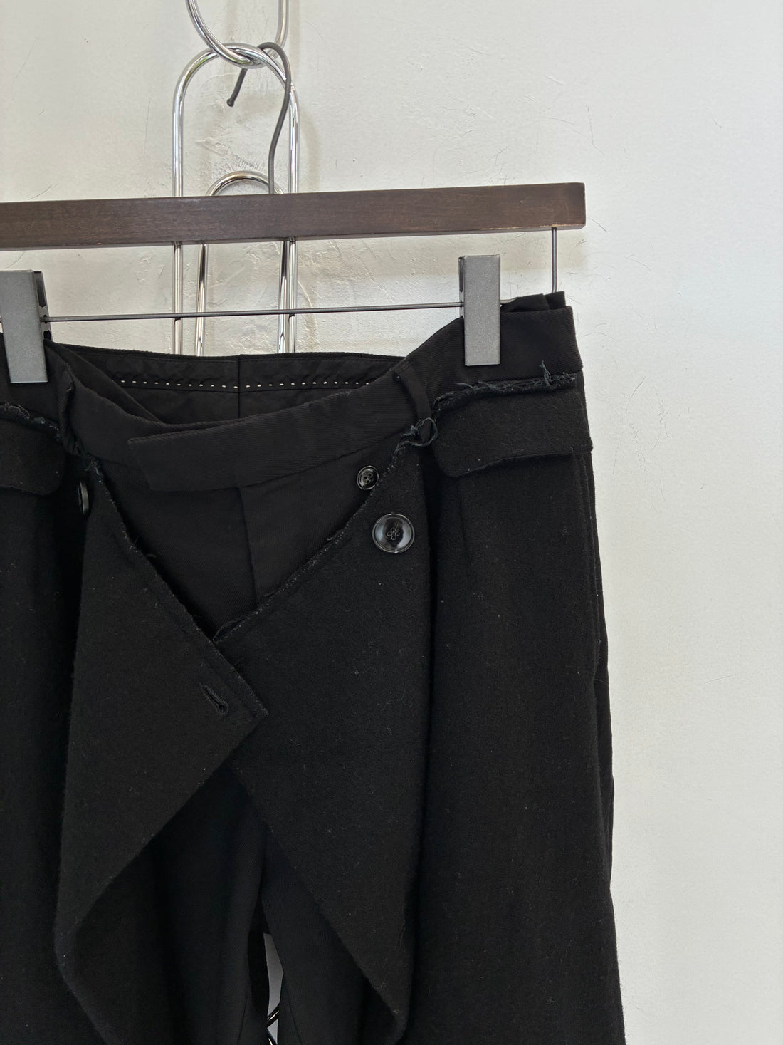 DRIES VAN NOTEN FOLD OVER LONG SHORTS