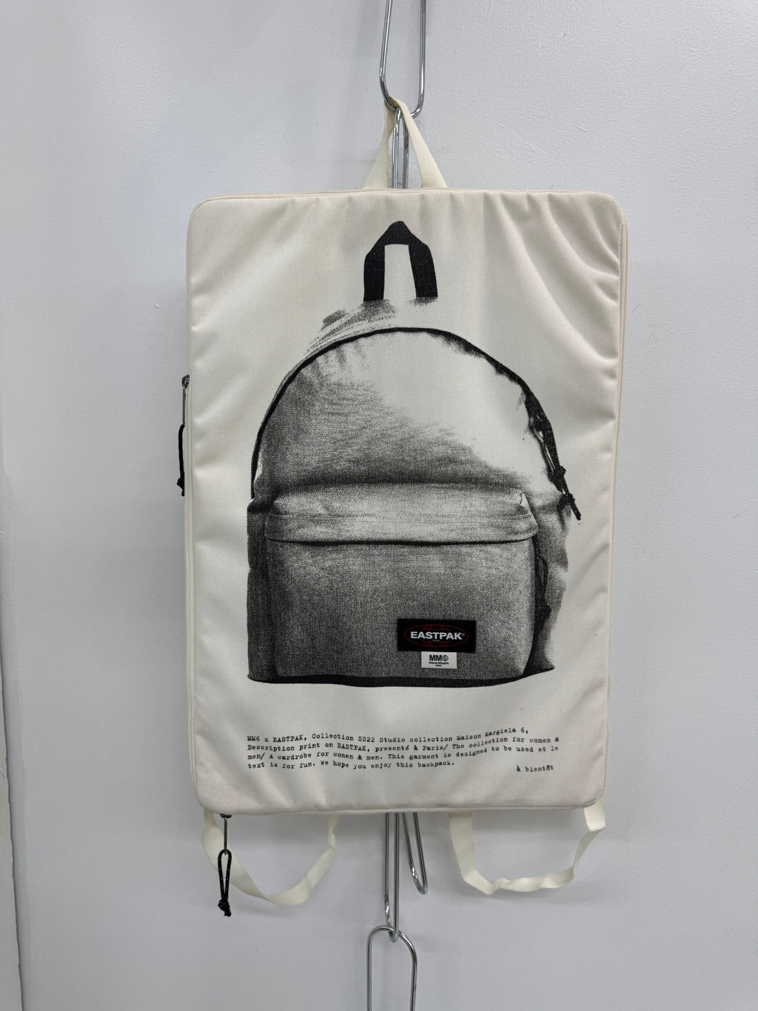 MARGIELA MM6 X EASTPAK POSTER DRIPPING BAG